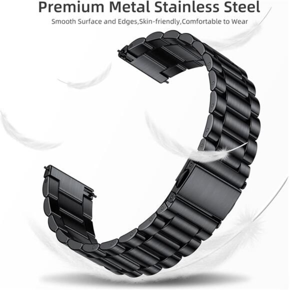 Stainless Steel Band Compatible with Samsung Galaxy Watch 7 6 5 4 FE 40mm 44mm - Picture 3 of 7